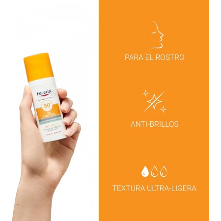 EUCERIN SUN PROTECTION 50+ GEL CREMA OIL CONTROL 50 ML