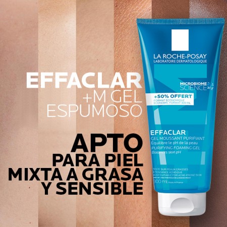 LA ROCHE POSAY EFFACLAR GEL LIMPIADOR PURIFICANTE 200 ML