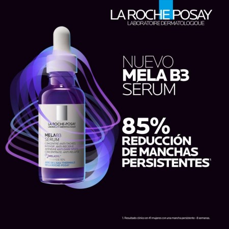 LA ROCHE POSAY PACK MELA B3 SERUM 30ML + MELA B3 CREMA 40ML NECESER MORADO