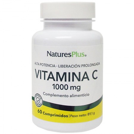 NATURES PLUS VITAMINA C 1 GRAMO 60 COMPRIMIDOS