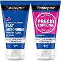 NEUTROGENA DUPLO CREMA DE MANOS RAPIDA ABSORCION 2X75 ML