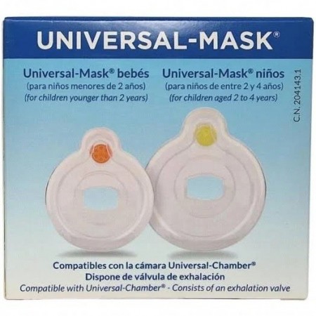 MASCARILLA UNIVERSAL MASK 2 UNIDADES BEBES + NIÑOS