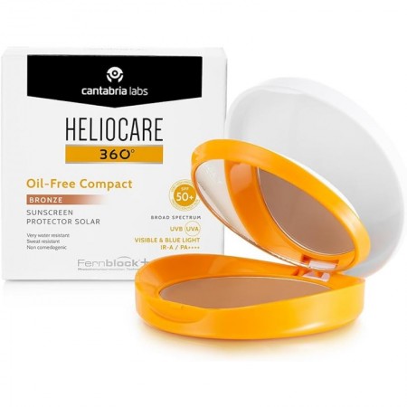 HELIOCARE 360º SPF 50+ OIL-FREE COMPACT PROTECTOR SOLAR 10 G COLOR BRONZE