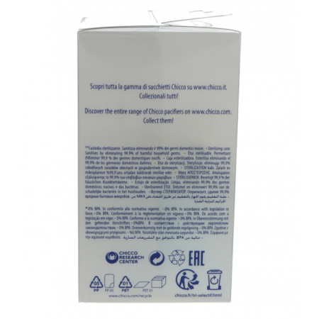 CHICCO CHUPETE SILICONA PHYSIOFORMA DUAL SOFT 6-16 MESES 2 UDS CELESTE Y GRIS CON CAJA