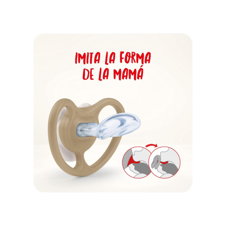 NUK CHUPETE SILICONA SPACE 0 - 6 MESES 2 UNIDADES ZORRO ROSA