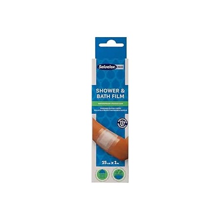 SALVELOX MED SHOWER & BATH FILM APOSITO ADHESIVO WATERPROOF 15CMX1M