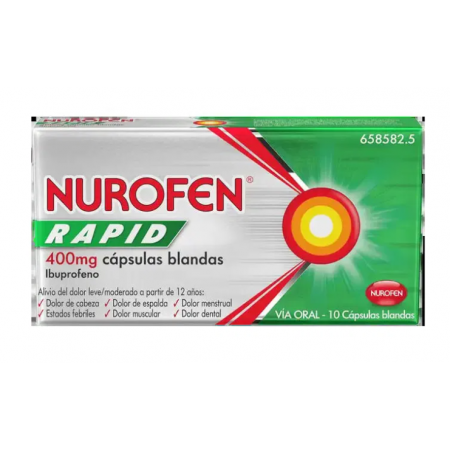NUROFEN RAPID 400 MG 10 CAPSULAS BLANDAS