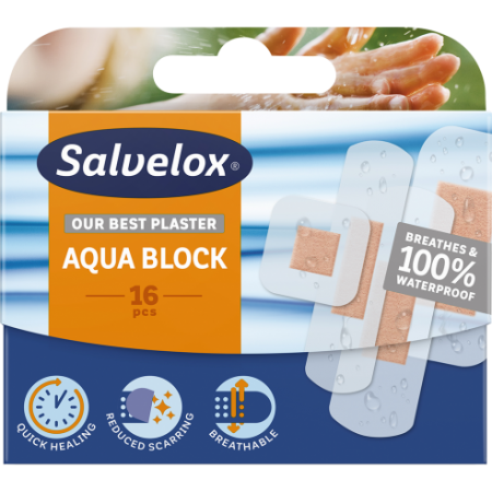 SALVELOX AQUA BLOCK APOSITO ADHESIVO 16 TIRITAS