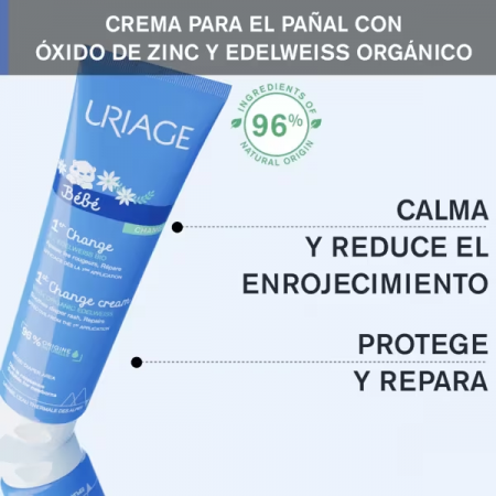 URIAGE BEBE CHANGE 1º CAMBIO CREMA DE PAÑAL 100 ML