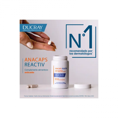 DUCRAY ANACAPS REACTIV PACK 3 MESES 90 CAPSULAS
