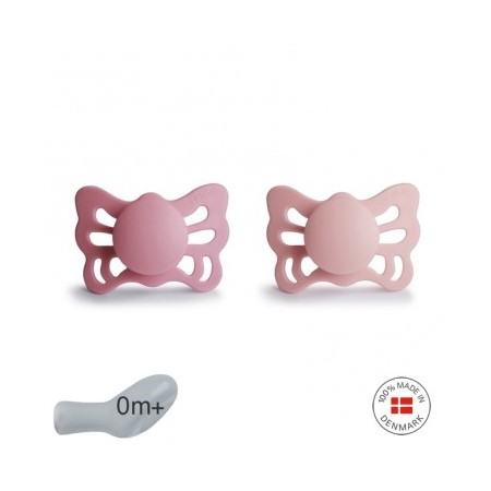 FRIGG PACK 2 CHUPETES SILICONA TALLA 2 +6MESES BUTTERFLAY