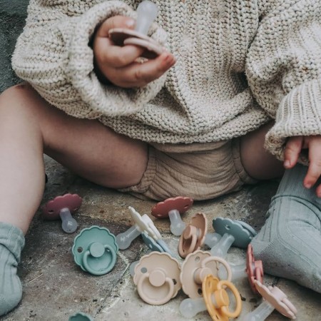 FRIGG PACK 2 CHUPETES SILICONA TALLA 1 DE 0-6MESES DAISY