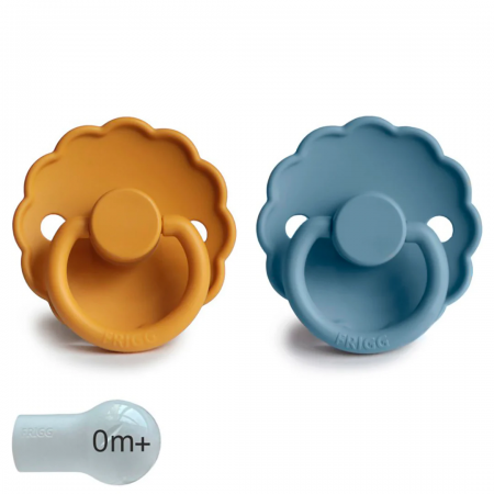 FRIGG PACK 2 CHUPETES SILICONA TALLA 1 DE 0-6MESES DAISY