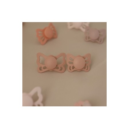 FRIGG PACK 2 CHUPETES SILICONA TALLA 1 DE 0-6 MESES BUTTERFLAY