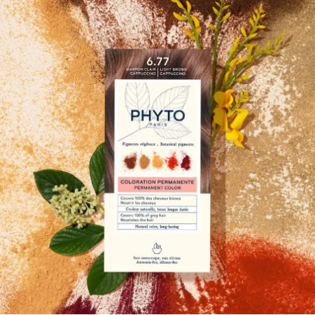 PHYTO COLOR TINTE 6.77 MARRON CLARO CAPUCHINO