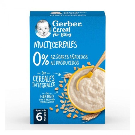 GERBER MULTICEREALES INTEGRALES 0% AZUCARES 250 G