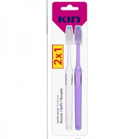 KIN DUPLO CEPILLO DENTAL SUAVE 2X1