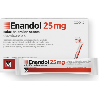 ENANDOL 25 MG 10 SOBRES SOLUCION ORAL 10 ML
