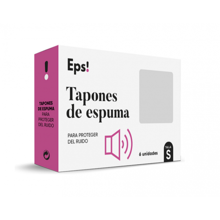 EPS! TAPONES DE ESPUMA PARA EL RUIDO TALLA S 6 UNIDADES