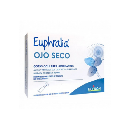 EUPHRALIA OJO SECO GOTAS OCULARES LUBRICANTE 15 UNIDOSIS 0,5 ML