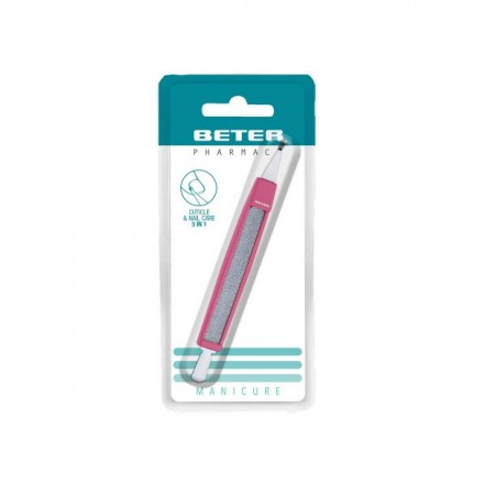 BETER CORTACUTICULAS LIMA BAJA PIEL INOXIDABLE