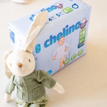 CHELINO PAÑAL INFANTIL FASHION & LOVE TALLA 6 (17 - 28 KG) 27 PAÑALES