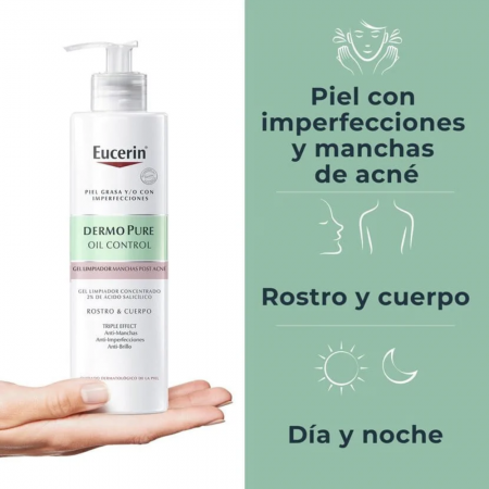 EUCERIN DERMOPURE GEL LIMPIADOR CORRECTOR CONCENTRADO 400 ML