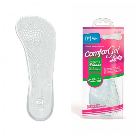 PRIM COMFORGEL LADY PLANTILLA GEL PARA ZAPATOS PLANOS TALLA 35-40 2 UNIDADES