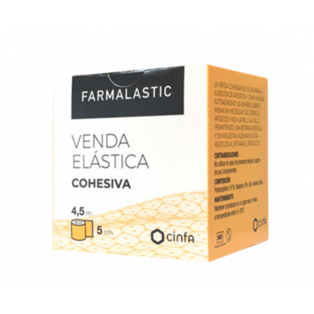 VENDA ELASTICA COHESIVA FARMALASTIC BEIGE 4,5 M