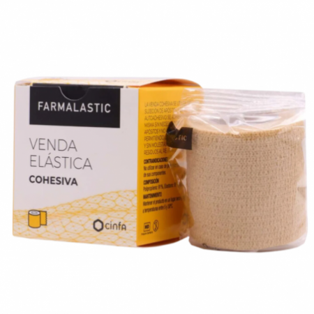 VENDA ELASTICA COHESIVA FARMALASTIC BEIGE 4,5 M