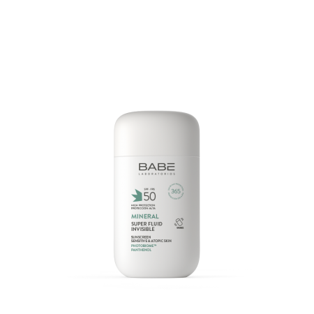 BABE MINERAL SUPER FLUID INVISIBLE SUNSCREEN SPF50 FLUIDO 50 ML