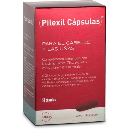 PILEXIL CAPSULAS PARA EL CABELLO Y UÑAS 50 CAPSULAS