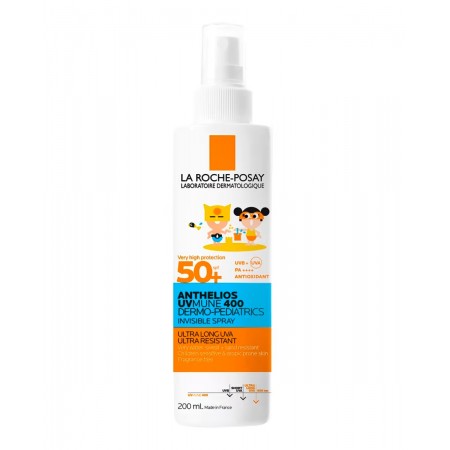 ANTHELIOS SPF50+ DERMOPEDIATRICS UVMUNE400 SPRAY INVISIBLE 200 ML