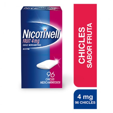 NICOTINELL FRUIT 4 MG 96 CHICLES MEDICAMENTOSOS