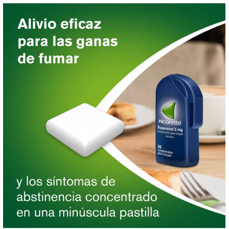 NICORETTE SUPERMINT EFG 2 MG 80 COMPRIMIDOS PARA CHUPAR