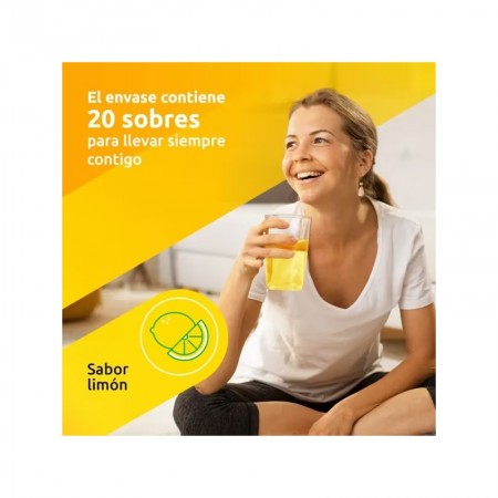 SUPRADYN ENERGY DOBLE ACCION 20 SOBRES EFERVESCENTE SABOR LIMON