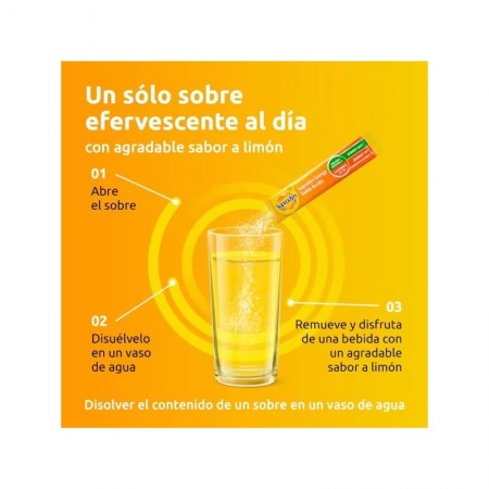 SUPRADYN ENERGY DOBLE ACCION 20 SOBRES EFERVESCENTE SABOR LIMON