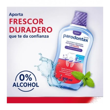 PARODONTAX REFUERZA Y PROTEGE LAS ENCIAS COLUTORIO 500 ML