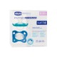 CHICCO CHUPETE SILICONA PHYSIOFORMA DUAL SOFT 16-36 MESES 2 UDS VERDE Y AZUL CON CAJA