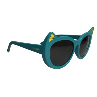 CHICCO GAFAS DE SOL INFANTILES UVA/UVB +36 MESES GATO VERDE CON FUNDA