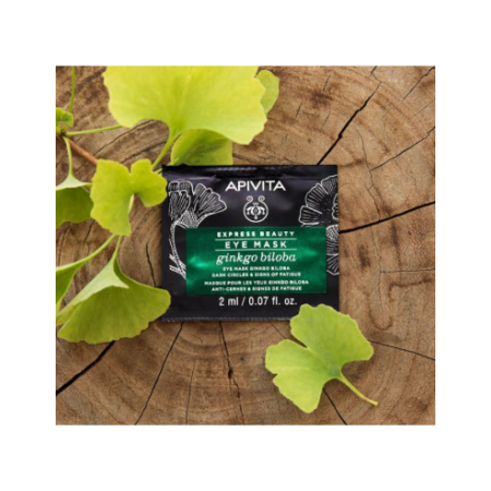 APIVITA MASCARILLA EXPRESS PARA OJOS BOLSAS Y OJERAS GINKGO BILOBA 2 X 2ML