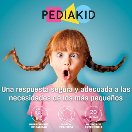 PEDIAKID MOQUITOS NARIZ GARGANTA SABOR LIMON Y MIEL JARABE 125ML