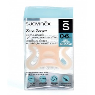 SUAVINEX CHUPETE SILICONA FISIOLOGICO SX PRO ZERO-ZERO 0 - 6 MESES COLOR LIGHT