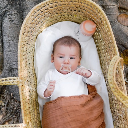 SUAVINEX ZERO ZERO CHUPETE SILICONA FISIOLOGICO SX PRO  0 - 6 MESES 1 UNIDAD CARAMEL