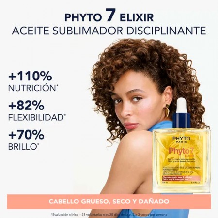 PHYTO 7 ELIXIR ACEITE NUTRICION INTENSA CABELLO GRUESO SECO Y DAÑADO 100 ML