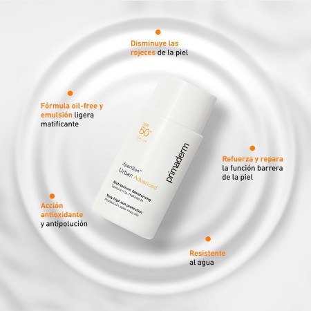 PRIMADERM XPERTSUN URBAN ADVANCED SPF50+ CREMA TEXTURA RICA 50 ML