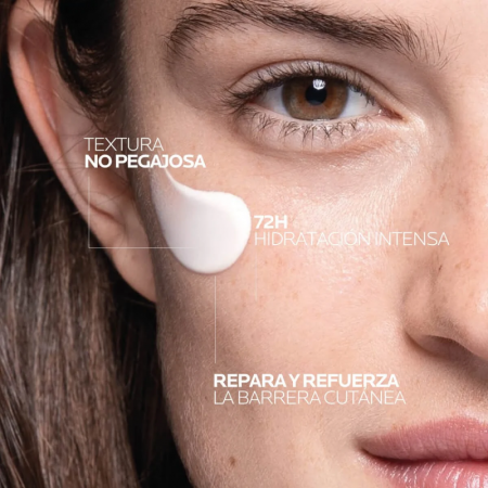 Efecto de hidratación intensa y reparación de la barrera cutánea con Hyalu B5 Crema