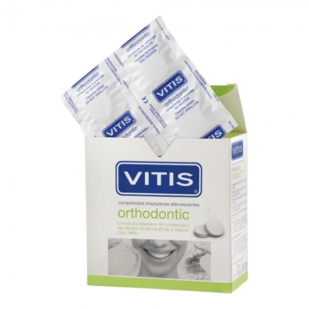 VITIS ORTHODONTIC COMPRIMIDOS LIMPIEZA PROTESIS Y FERULA 32 COMPRIMIDOS EFERVESCENTES