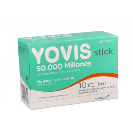 YOVIS STICK 10 SOBRES BUCODISPERSABLES