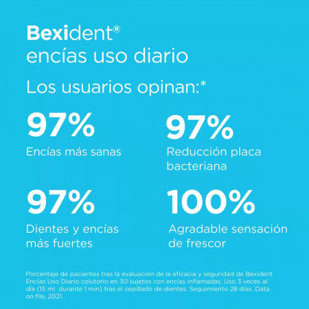 BEXIDENT ENCIAS DUPLO COLUTORIO DE USO DIARIO 20% GRATIS 2X500ML